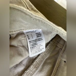 American eagle. Light grey, baggy ripped jeans, size 2,